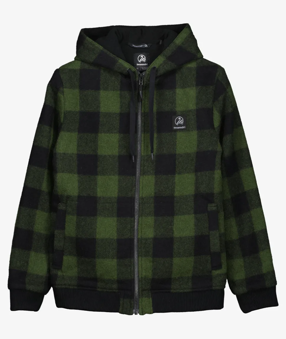 Kids' Crooked River Wool Hoodie