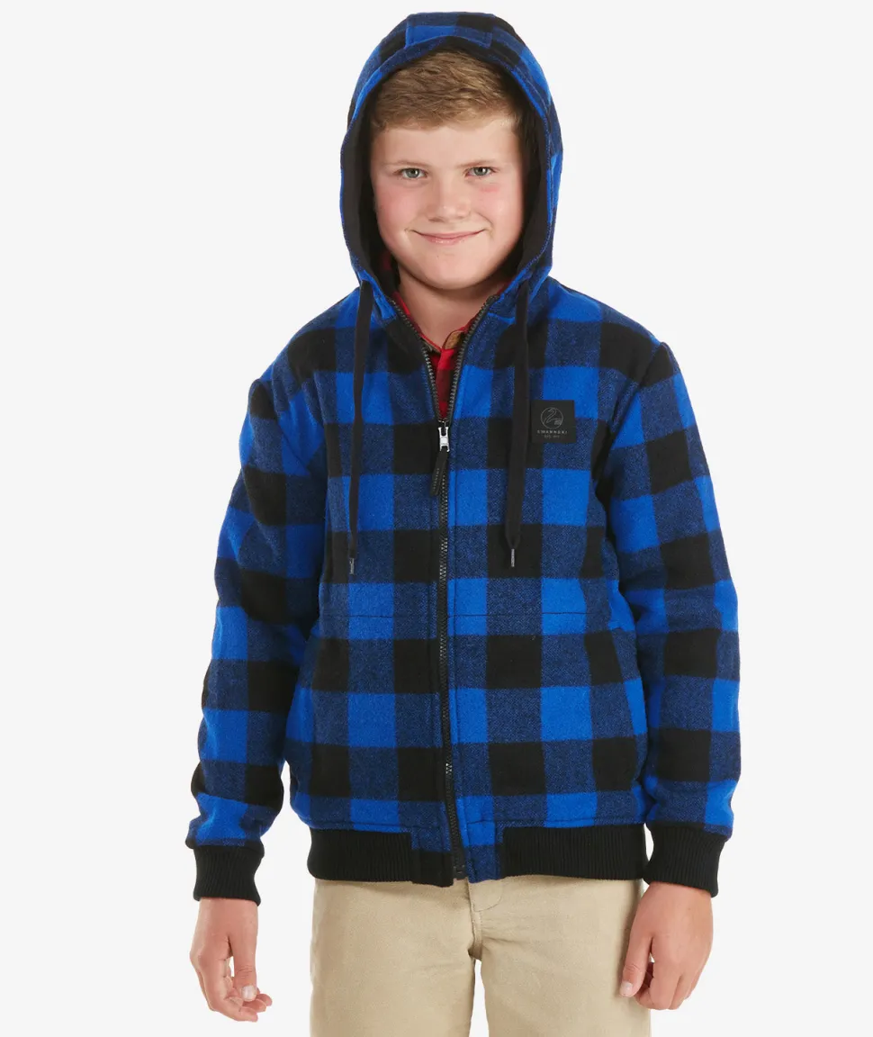 Kids' Crooked River Wool Hoodie