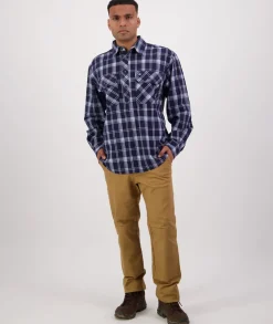 Men's Barn Yarn Dye Long Sleeve Shirt