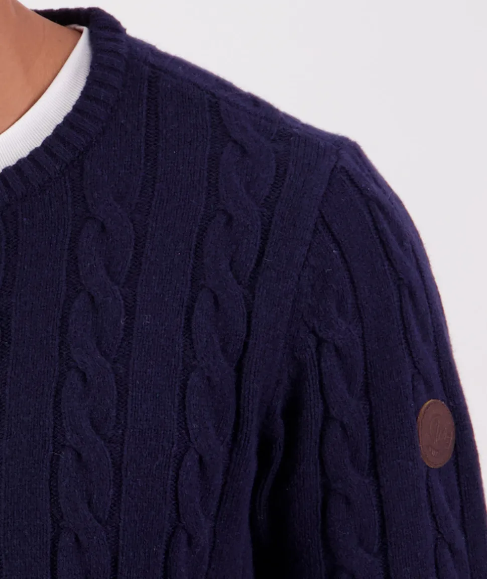 Men's Doncaster Cable Knit Crew