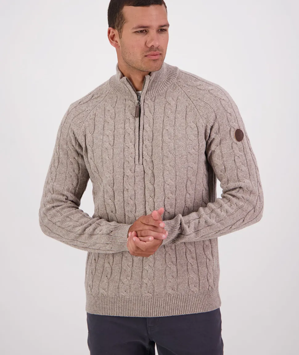 Men's Doncaster V2 Zip Cable Knit