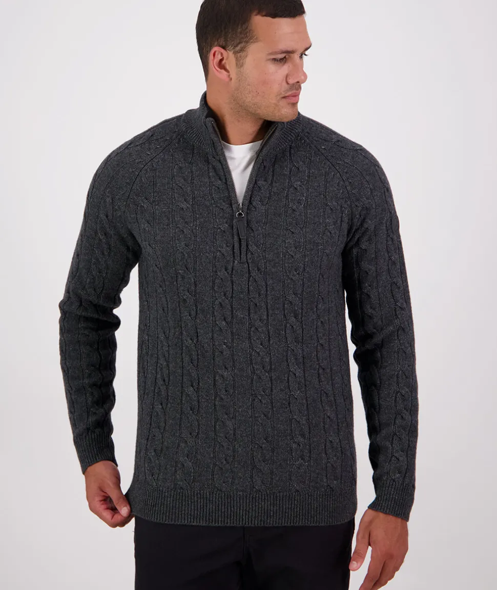 Men's Doncaster V2 Zip Cable Knit