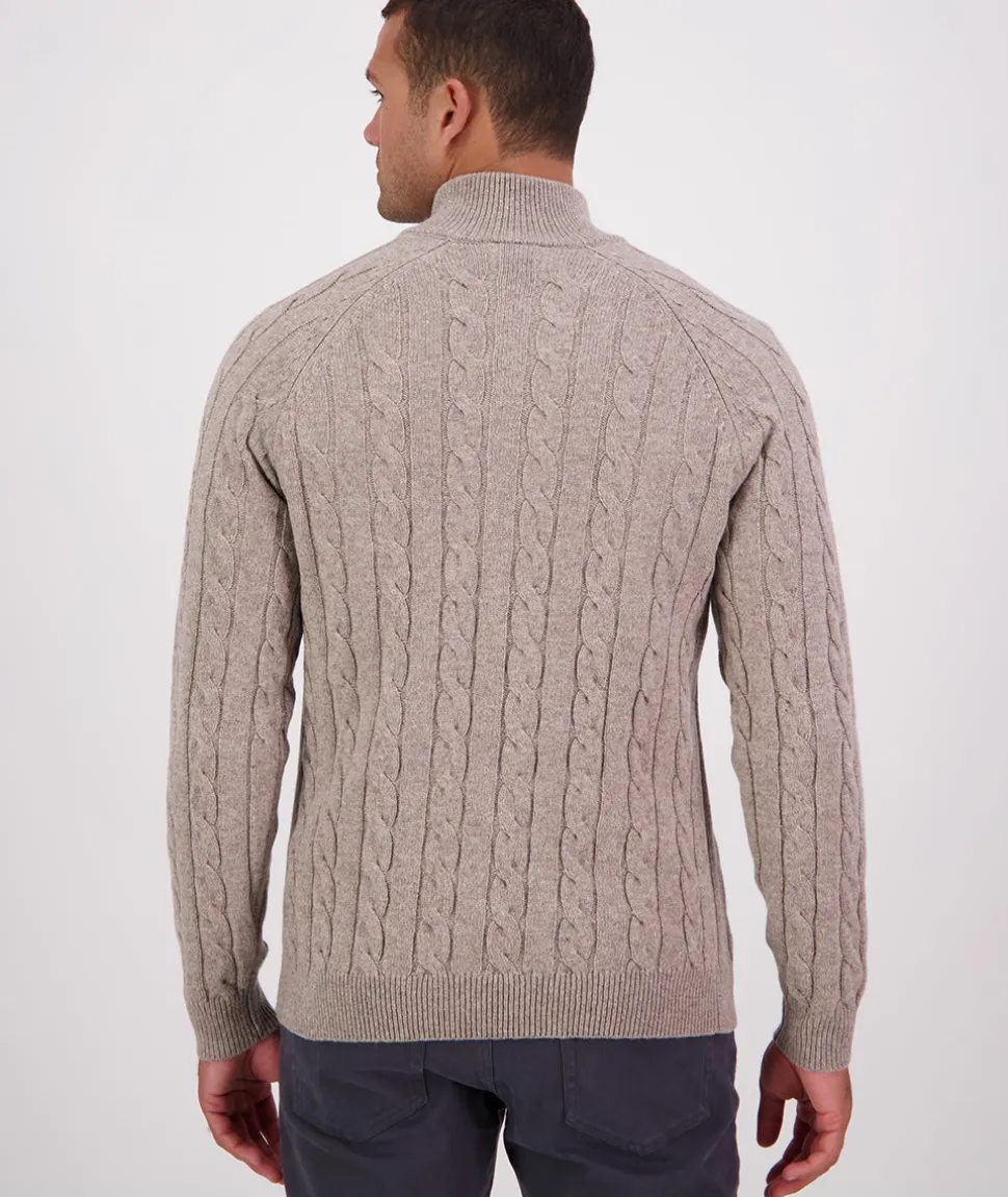 Men's Doncaster V2 Zip Cable Knit
