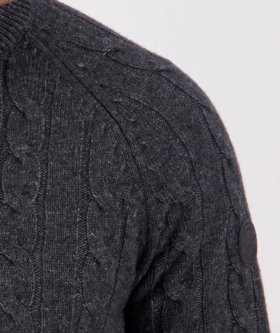Men's Doncaster V2 Zip Cable Knit