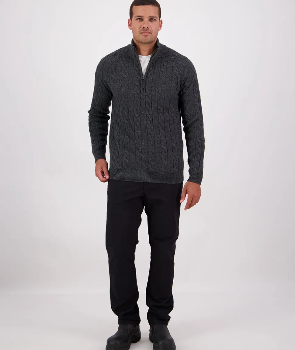 Men's Doncaster V2 Zip Cable Knit