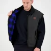 Men's Foxton Oilskin Vest with Wool Lining