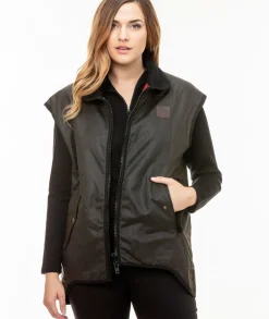 Men's Foxton Oilskin Vest with Wool Lining