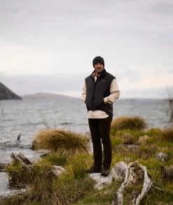 Men's Foxton Oilskin Vest with Wool Lining