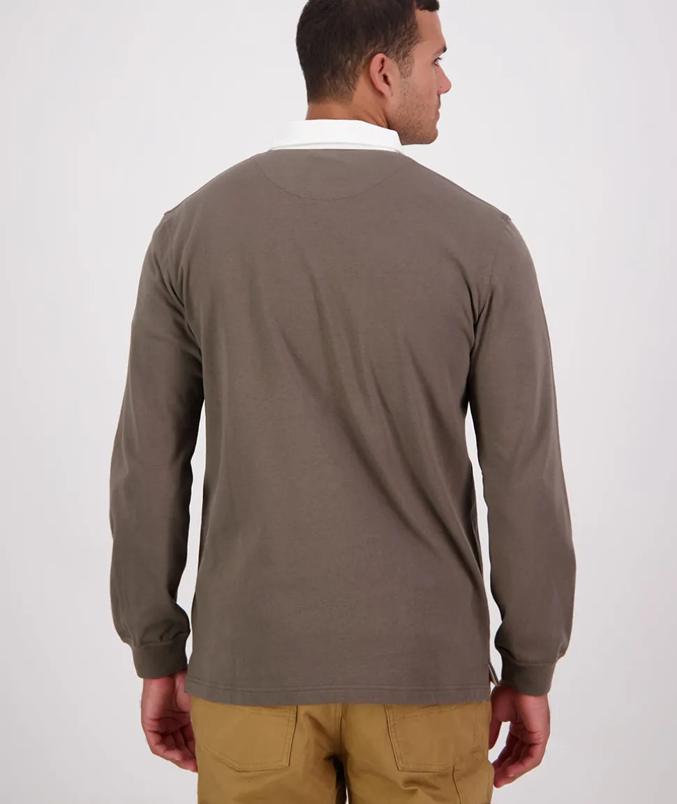 Men's Fundamentals Long Sleeve Rugby Top