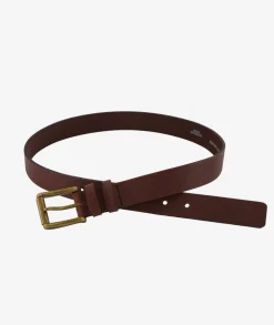 Men's Leather Twin Keeper Belt - 30mm Wide