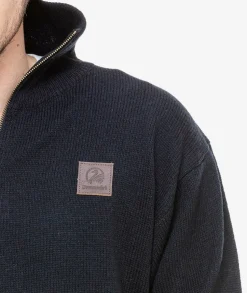 Men's Mariner Wool Zip Neck Sweater