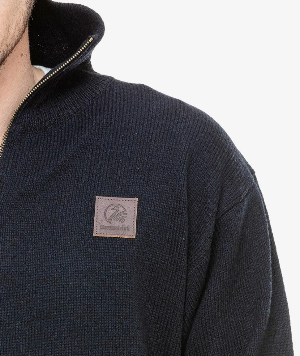 Men's Mariner Wool Zip Neck Sweater