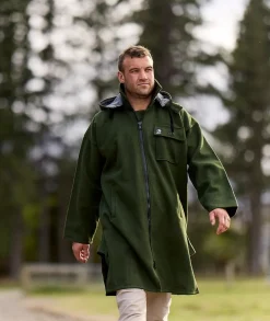 Men's Mosgiel Wool Bushshirt with Zip-up Front