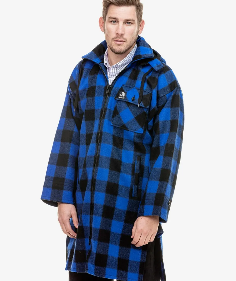 Men's Mosgiel Wool Bushshirt with Zip-up Front