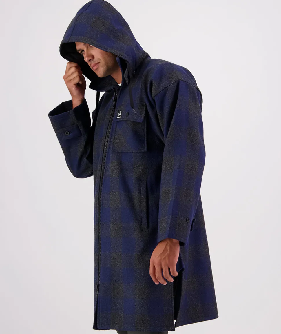 Men's Mosgiel Wool Bushshirt with Zip-up Front