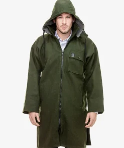 Men's Mosgiel Wool Bushshirt with Zip-up Front