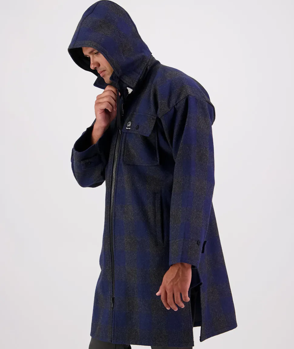 Men's Mosgiel Wool Bushshirt with Zip-up Front