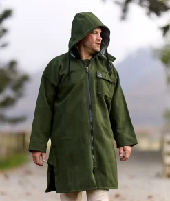 Men's Mosgiel Wool Bushshirt with Zip-up Front