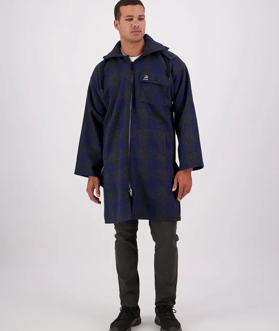 Men's Mosgiel Wool Bushshirt with Zip-up Front