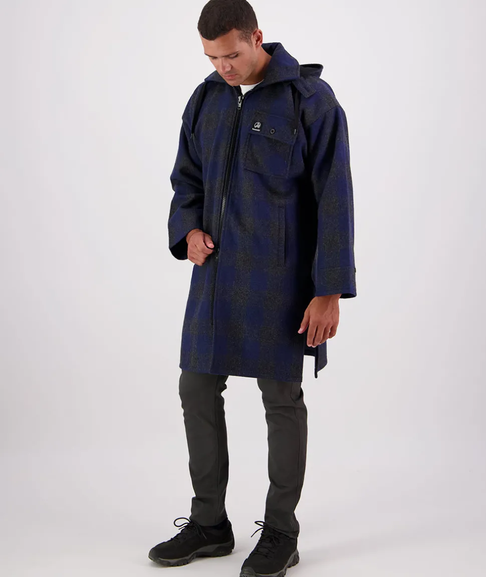 Men's Mosgiel Wool Bushshirt with Zip-up Front