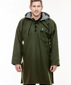 Men's Original Wool Bushshirt with Lace-up front