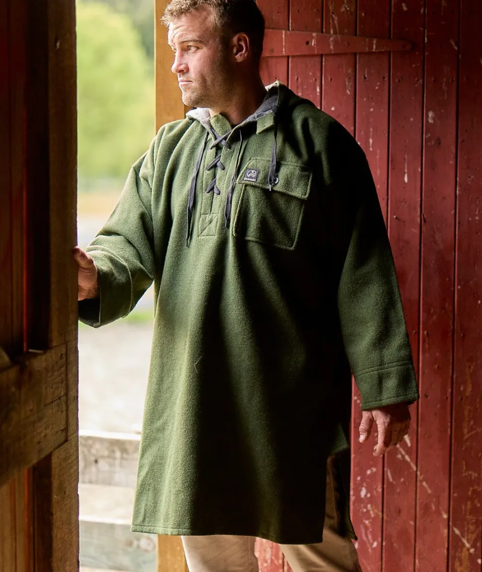Men's Original Wool Bushshirt with Lace-up front