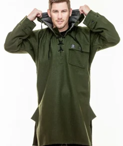 Men's Original Wool Bushshirt with Lace-up front