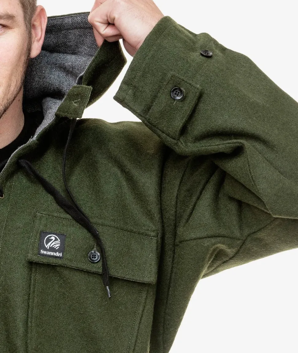 Men's Original Wool Bushshirt with Lace-up front