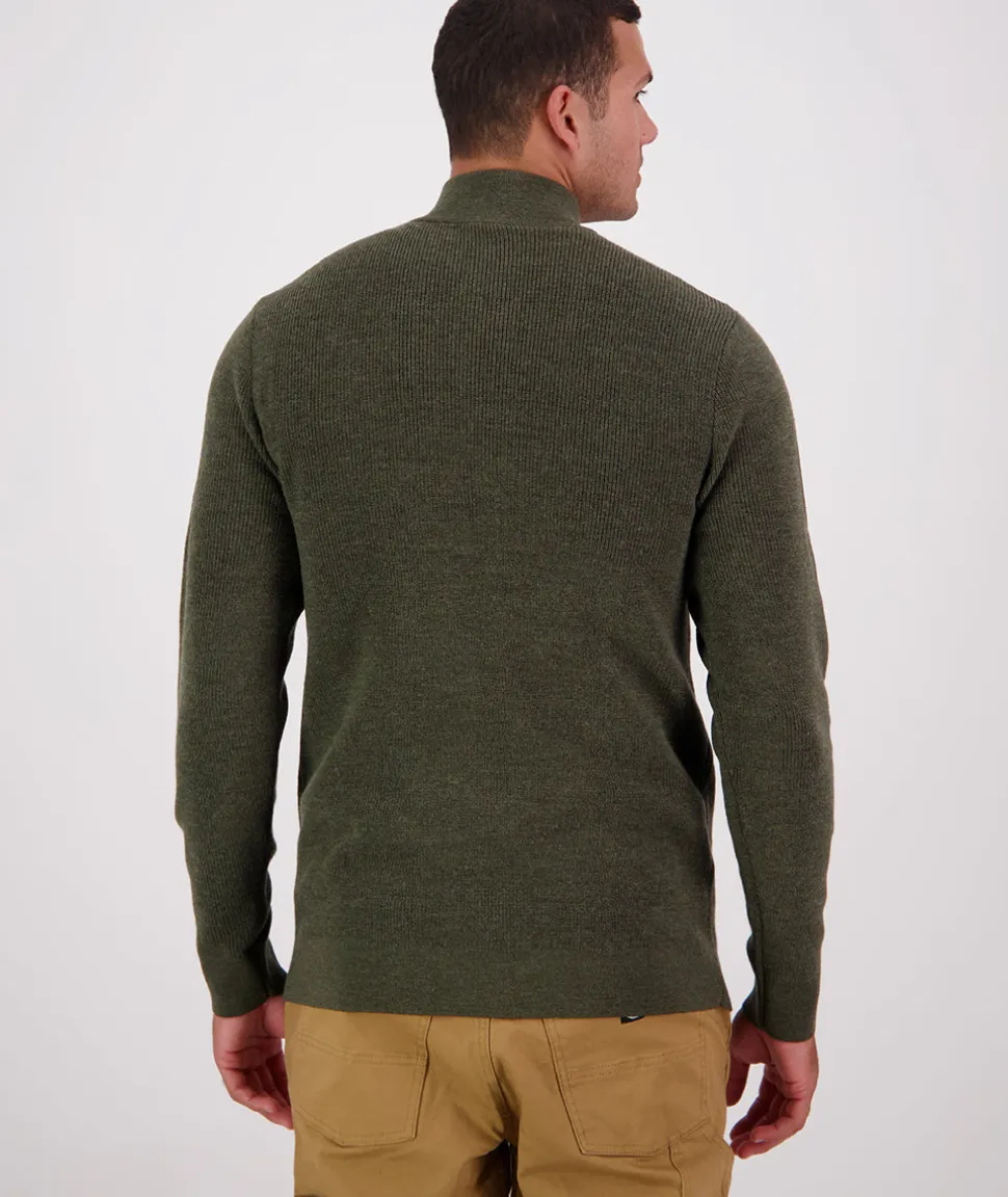 Men's Otahu River 1/4 Zip Merino Knit