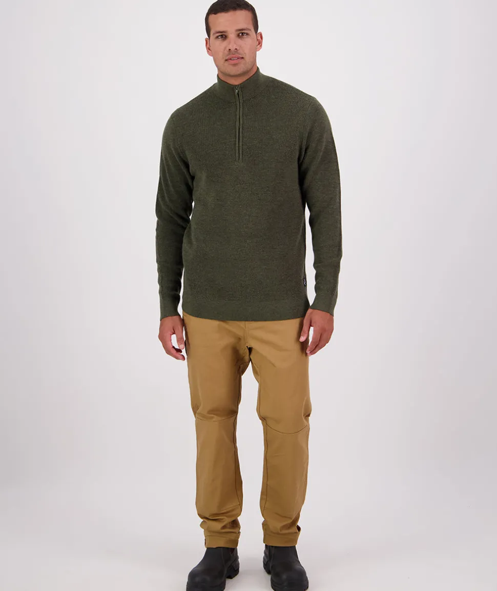 Men's Otahu River 1/4 Zip Merino Knit