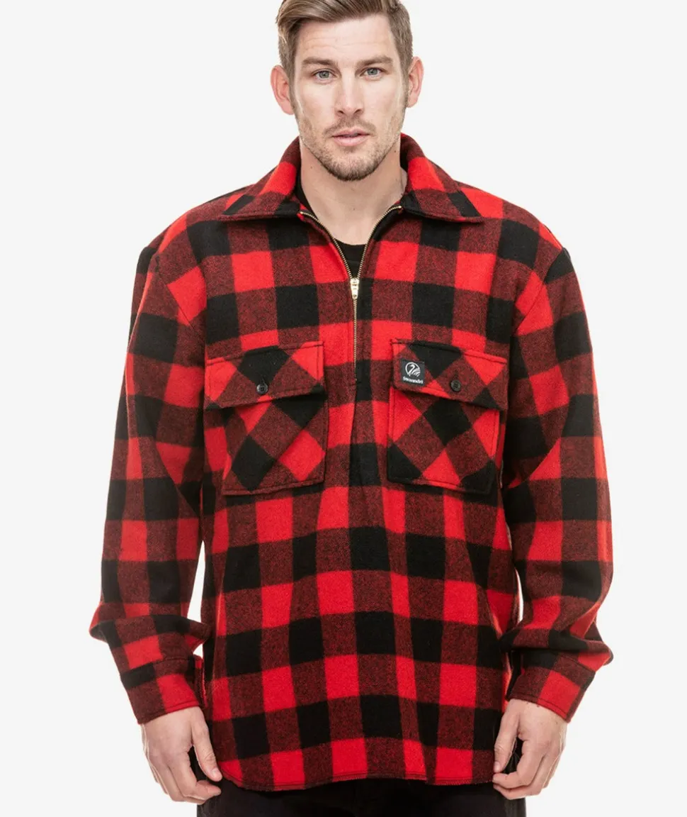 Men's Ranger Wool Zip Front Bushshirt
