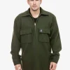 Men's Ranger Wool Zip Front Bushshirt