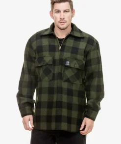 Men's Ranger Wool Zip Front Bushshirt