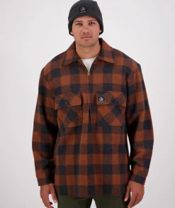 Men's Ranger Wool Zip Front Bushshirt