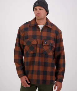 Men's Ranger Wool Zip Front Bushshirt