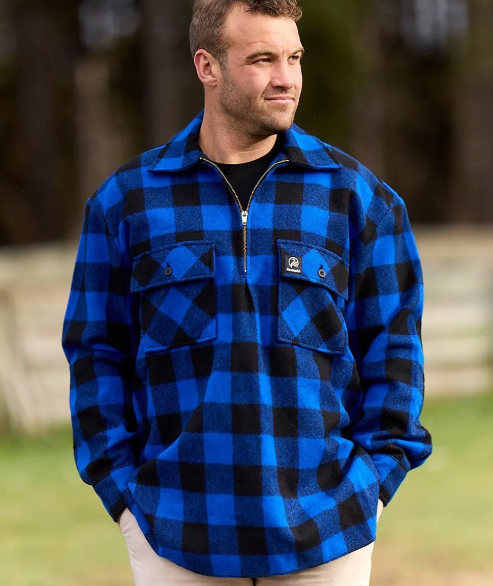 Men's Ranger Wool Zip Front Bushshirt