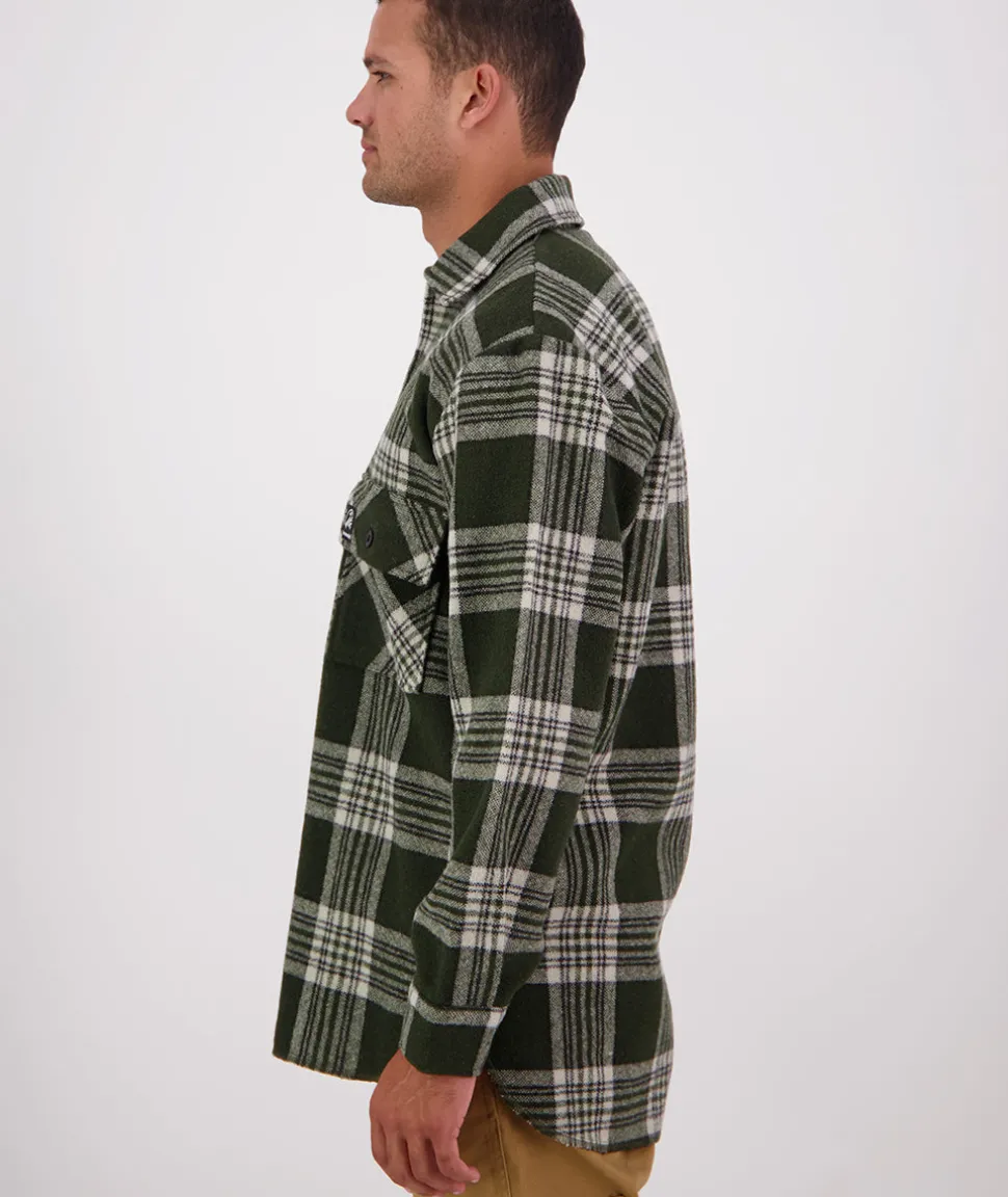 Men's Ranger Wool Zip Front Bushshirt