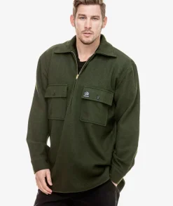 Men's Ranger Wool Zip Front Bushshirt