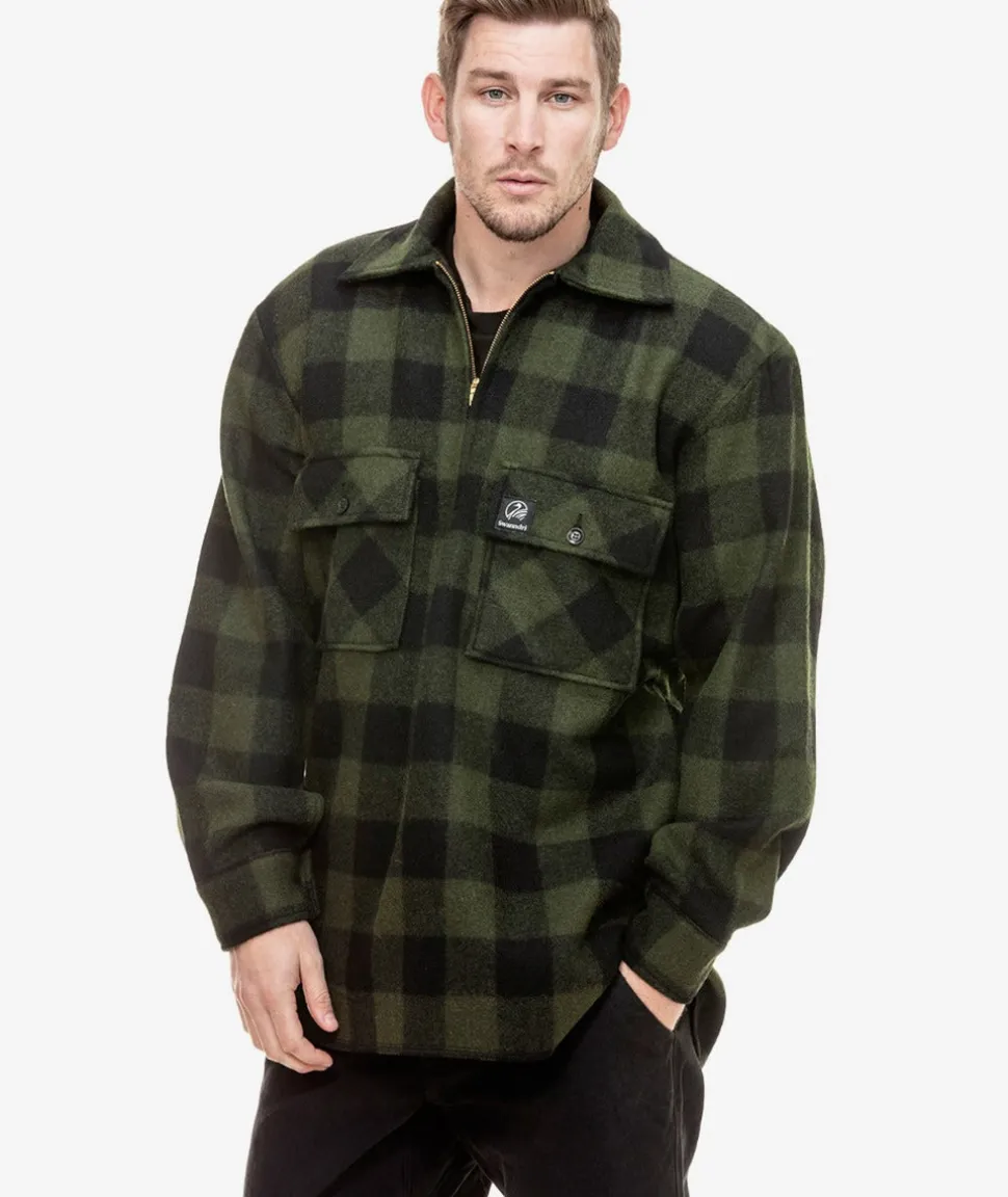 Men's Ranger Wool Zip Front Bushshirt