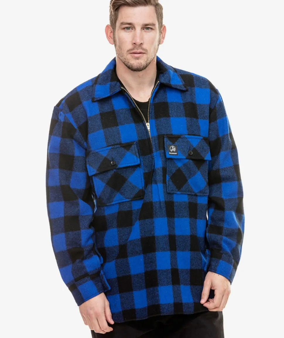 Men's Ranger Wool Zip Front Bushshirt