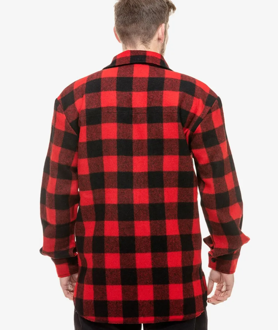 Men's Ranger Wool Zip Front Bushshirt