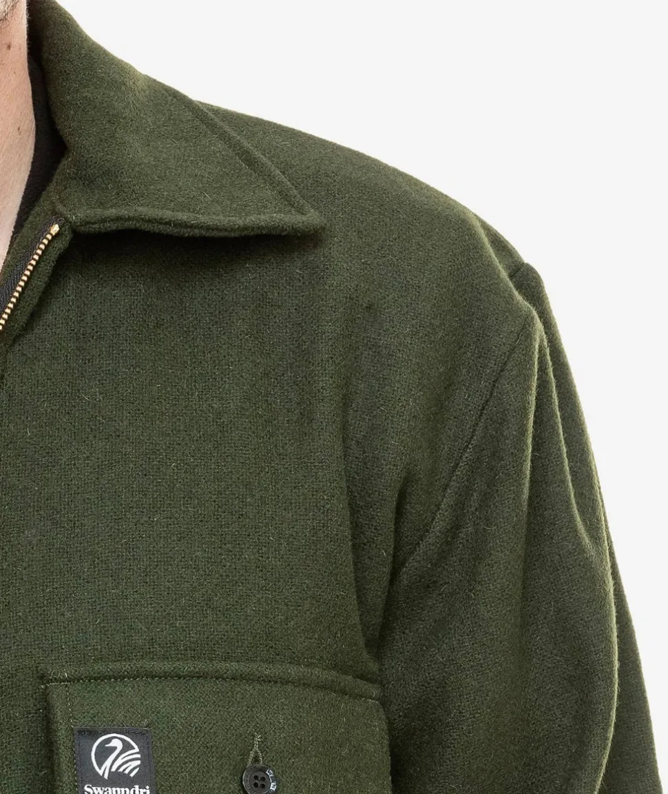 Men's Ranger Wool Zip Front Bushshirt