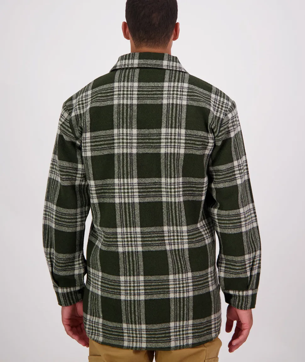 Men's Ranger Wool Zip Front Bushshirt