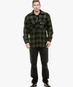Men's Ranger Wool Zip Front Bushshirt