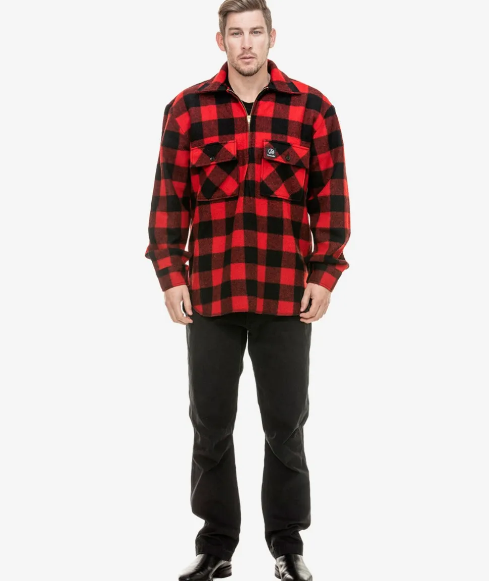 Men's Ranger Wool Zip Front Bushshirt