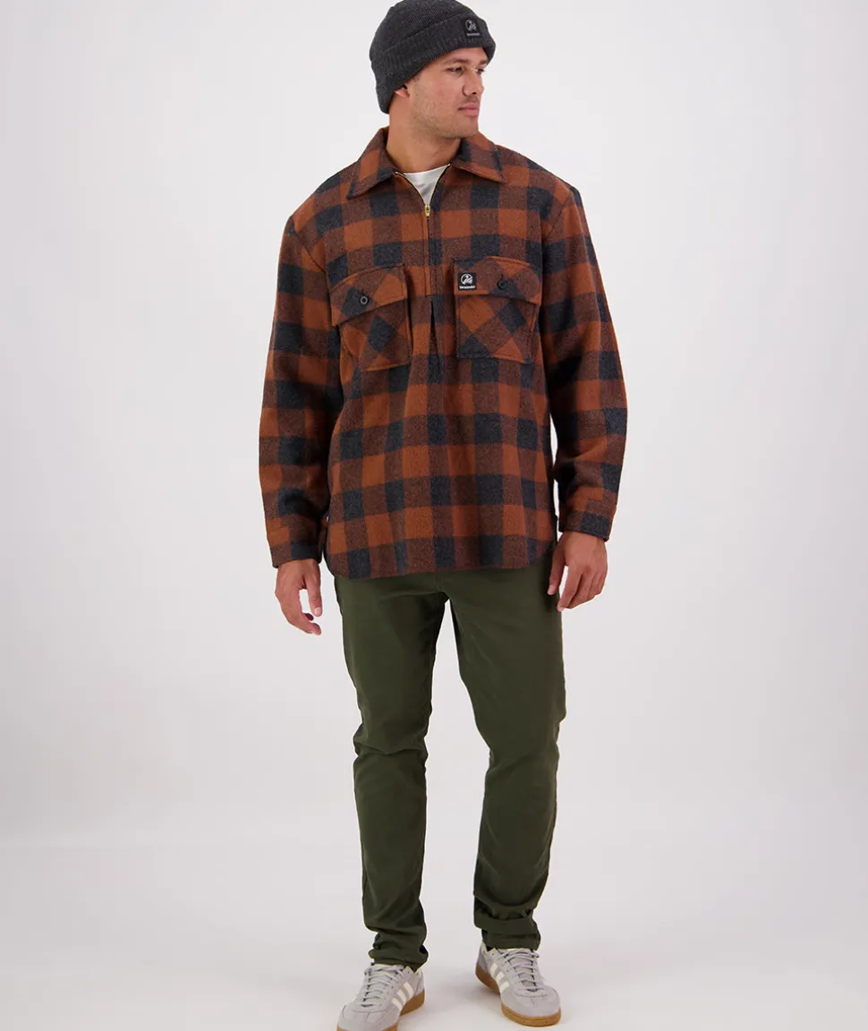 Men's Ranger Wool Zip Front Bushshirt