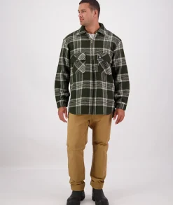 Men's Ranger Wool Zip Front Bushshirt