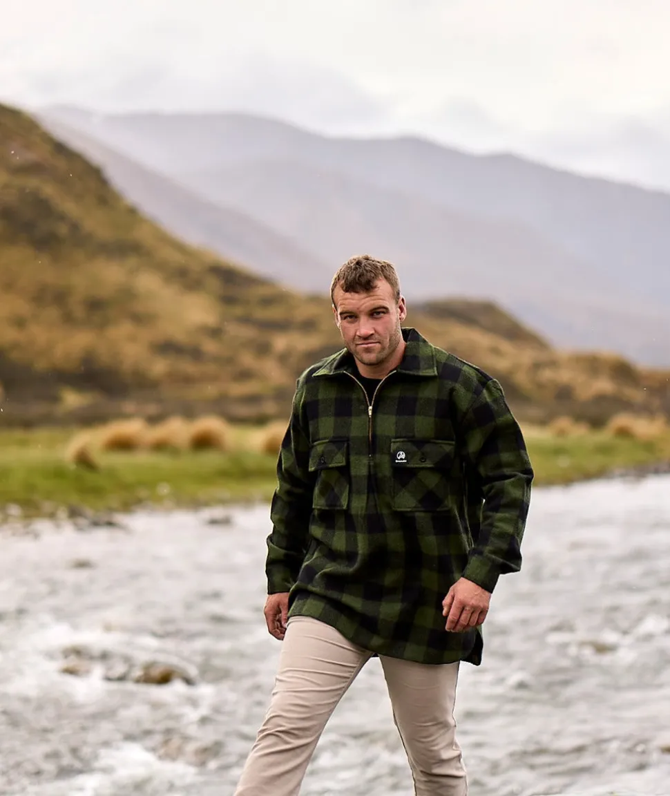 Men's Ranger Wool Zip Front Bushshirt