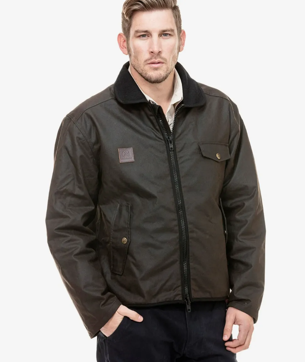 Men's Waimak Oilskin Jacket with Wool Lining