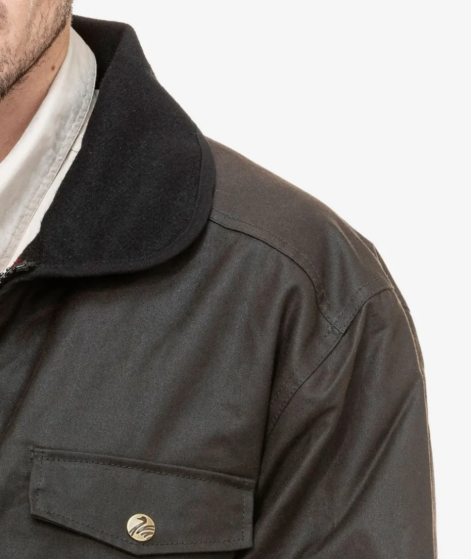 Men's Waimak Oilskin Jacket with Wool Lining